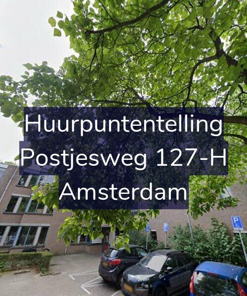 Foto gevel Huurpuntentelling voor Postjesweg 127-H, Amsterdam