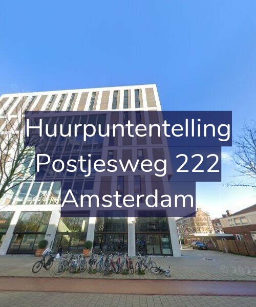 Foto gevel Huurpuntentelling voor Postjesweg 222, Amsterdam