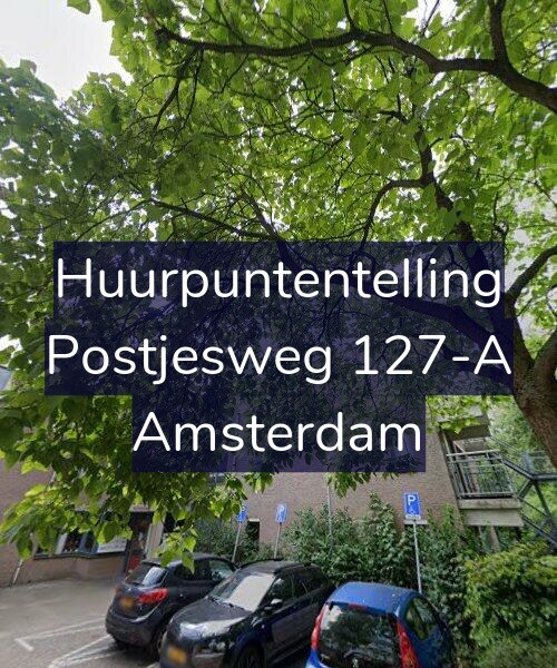 Foto gevel Huurpuntentelling voor Postjesweg 127-A, Amsterdam