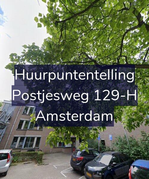 Foto gevel Huurpuntentelling voor Postjesweg 129-H, Amsterdam