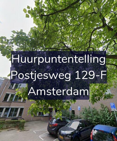 Foto gevel Huurpuntentelling voor Postjesweg 129-F, Amsterdam
