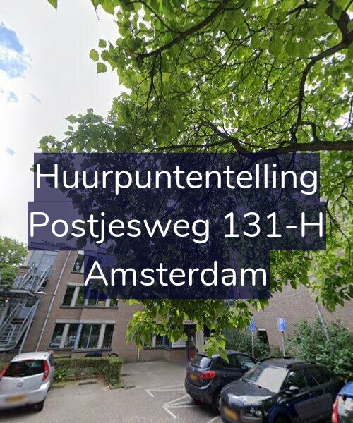 Foto gevel Huurpuntentelling voor Postjesweg 131-H, Amsterdam