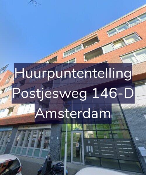 Foto gevel Huurpuntentelling voor Postjesweg 146-D, Amsterdam