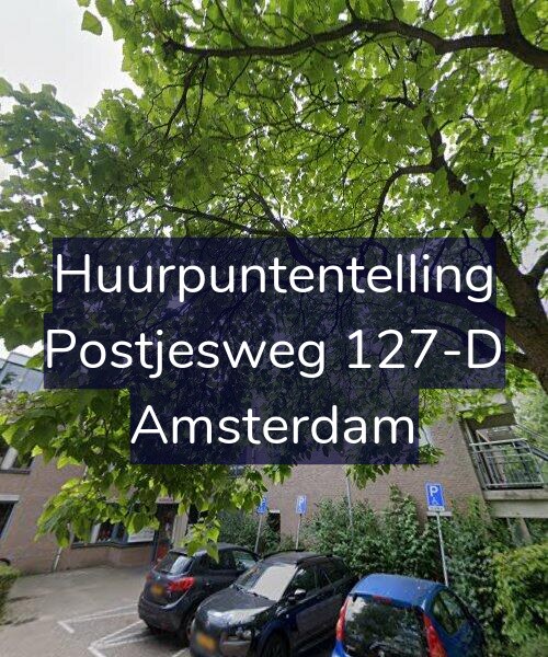 Foto gevel Huurpuntentelling voor Postjesweg 127-D, Amsterdam