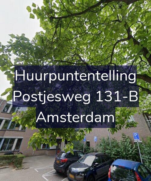 Foto gevel Huurpuntentelling voor Postjesweg 131-B, Amsterdam