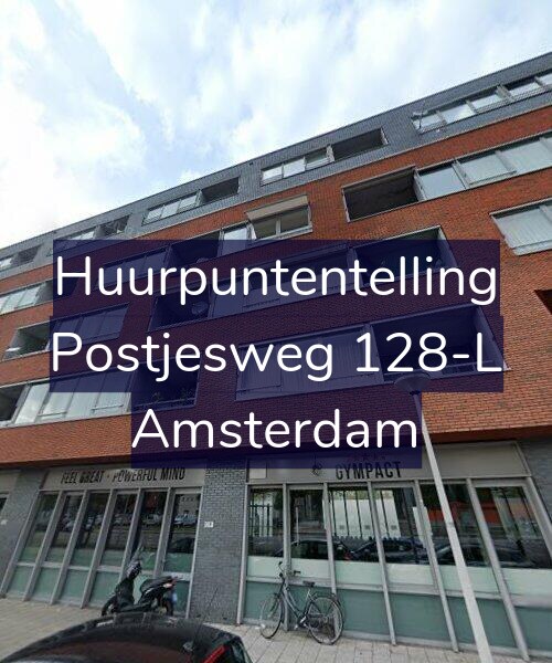 Foto gevel Huurpuntentelling voor Postjesweg 128-L, Amsterdam