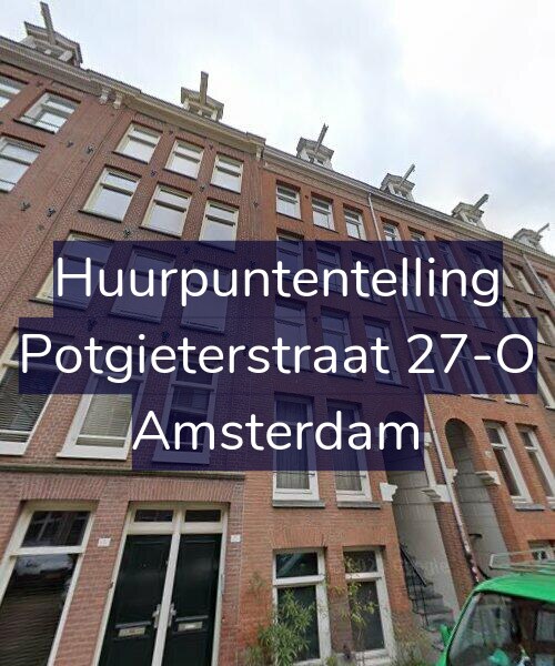Foto gevel Huurpuntentelling voor Potgieterstraat 27-O, Amsterdam