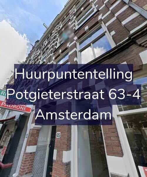 Foto gevel Huurpuntentelling voor Potgieterstraat 63-4, Amsterdam