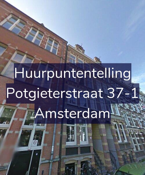 Foto gevel Huurpuntentelling voor Potgieterstraat 37-1, Amsterdam