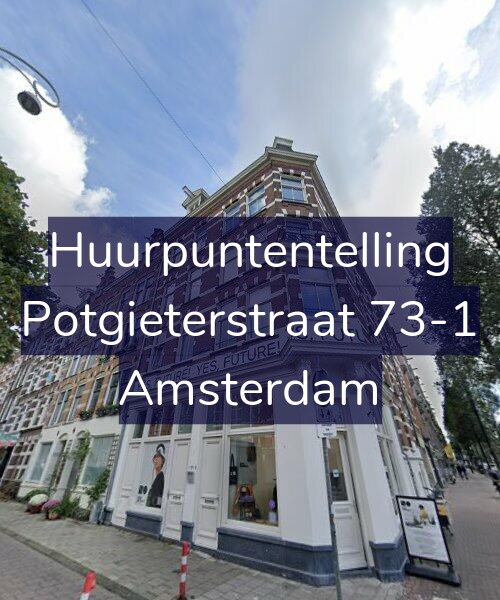 Foto gevel Huurpuntentelling voor Potgieterstraat 73-1, Amsterdam