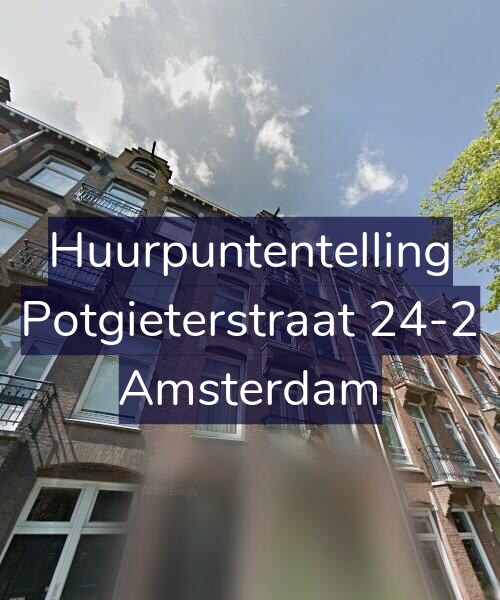 Foto gevel Huurpuntentelling voor Potgieterstraat 24-2, Amsterdam