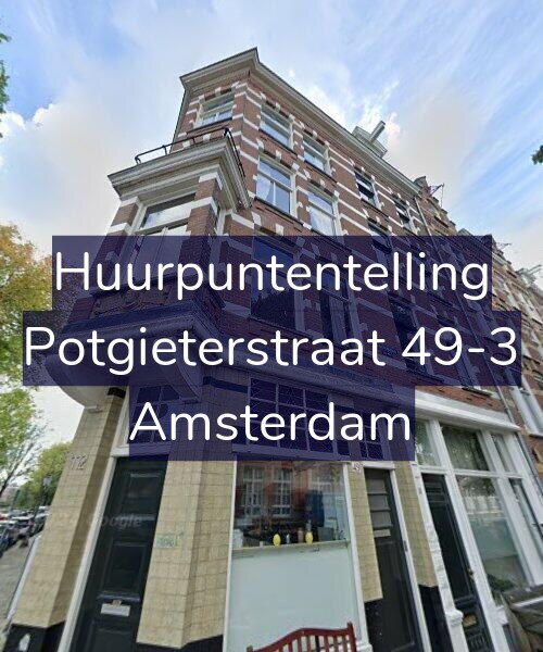 Foto gevel Huurpuntentelling voor Potgieterstraat 49-3, Amsterdam