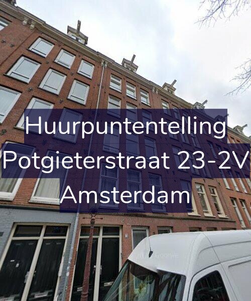 Foto gevel Huurpuntentelling voor Potgieterstraat 23-2V, Amsterdam