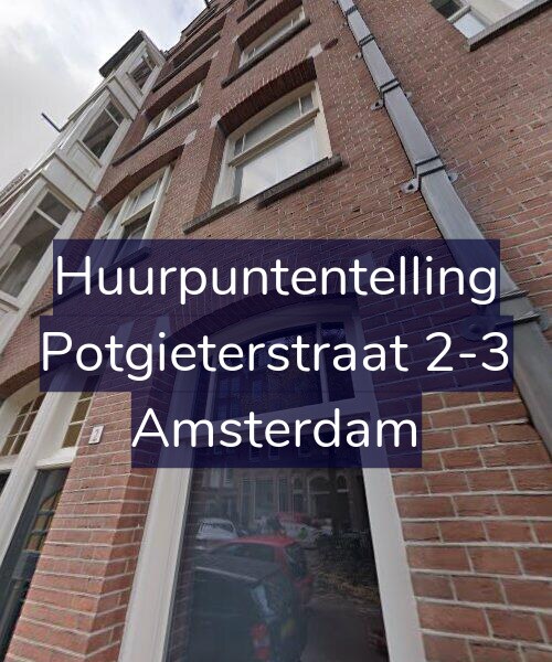 Foto gevel Huurpuntentelling voor Potgieterstraat 2-3, Amsterdam