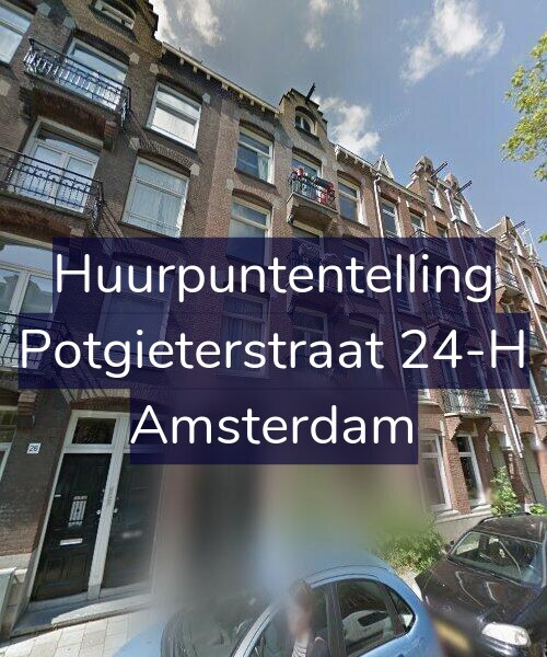 Foto gevel Huurpuntentelling voor Potgieterstraat 24-H, Amsterdam