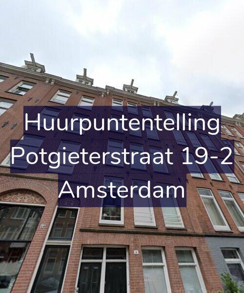 Foto gevel Huurpuntentelling voor Potgieterstraat 19-2, Amsterdam
