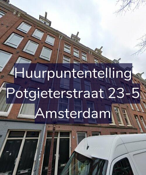Foto gevel Huurpuntentelling voor Potgieterstraat 23-5, Amsterdam