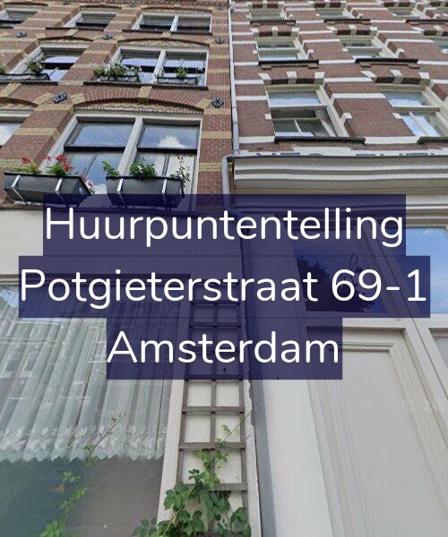 Foto gevel Huurpuntentelling voor Potgieterstraat 69-1, Amsterdam
