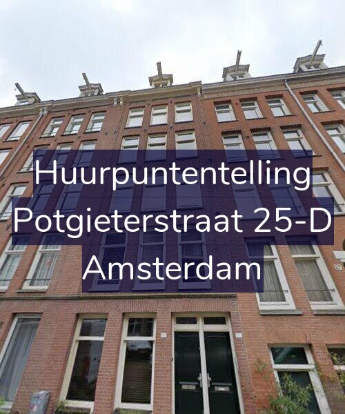 Foto gevel Huurpuntentelling voor Potgieterstraat 25-D, Amsterdam