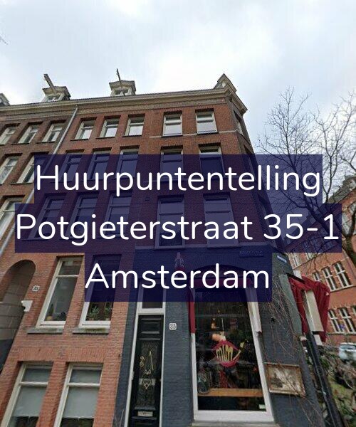 Foto gevel Huurpuntentelling voor Potgieterstraat 35-1, Amsterdam