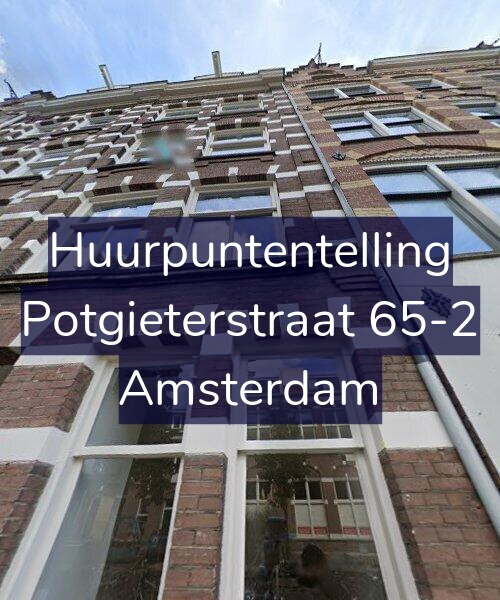 Foto gevel Huurpuntentelling voor Potgieterstraat 65-2, Amsterdam