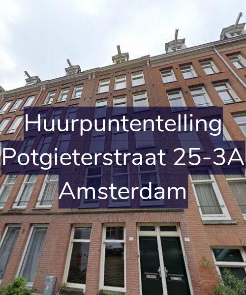 Foto gevel Huurpuntentelling voor Potgieterstraat 25-3A, Amsterdam