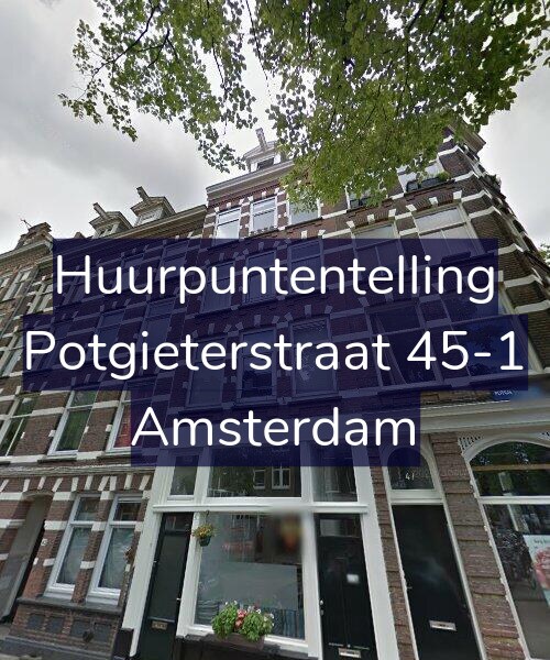 Foto gevel Huurpuntentelling voor Potgieterstraat 45-1, Amsterdam