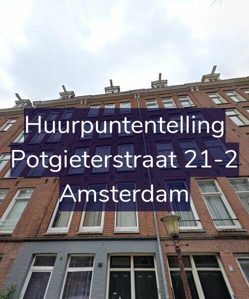 Foto gevel Huurpuntentelling voor Potgieterstraat 21-2, Amsterdam
