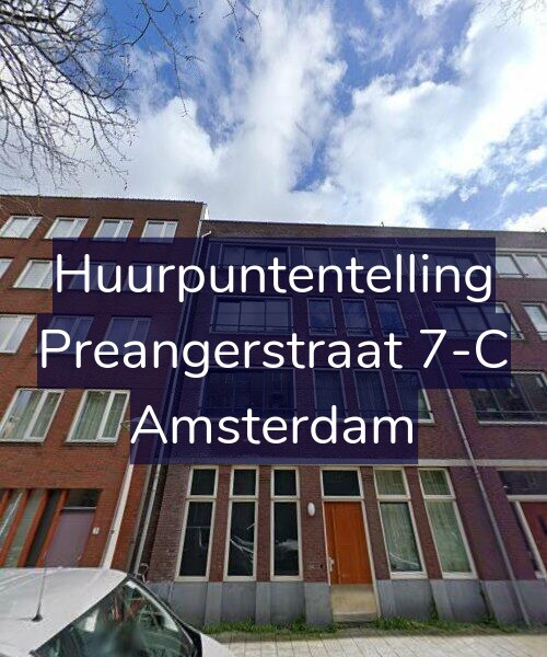 Foto gevel Huurpuntentelling voor Preangerstraat 7-C, Amsterdam