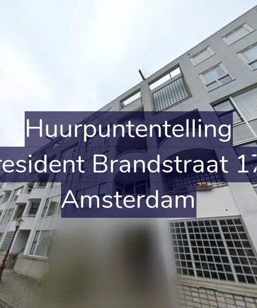 Foto gevel Huurpuntentelling voor President Brandstraat 178, Amsterdam