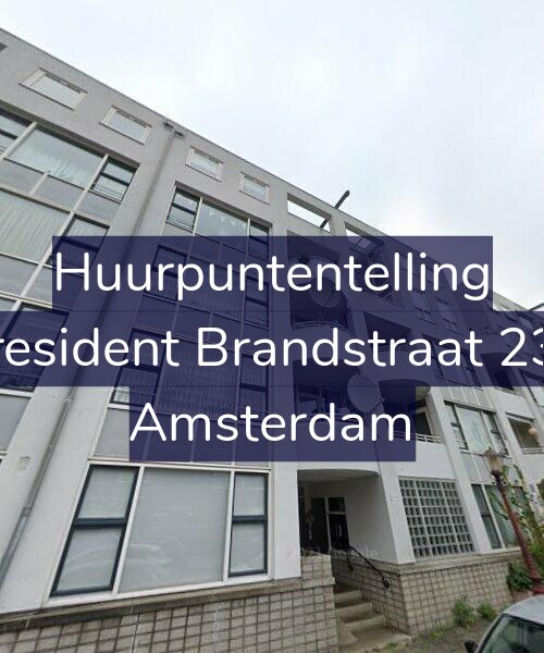 Foto gevel Huurpuntentelling voor President Brandstraat 230, Amsterdam