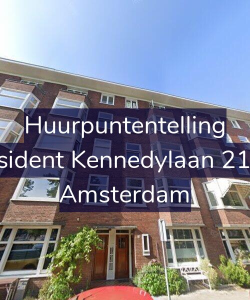 Foto gevel Huurpuntentelling voor President Kennedylaan 214-3, Amsterdam