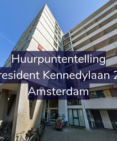 Foto gevel Huurpuntentelling voor President Kennedylaan 21, Amsterdam