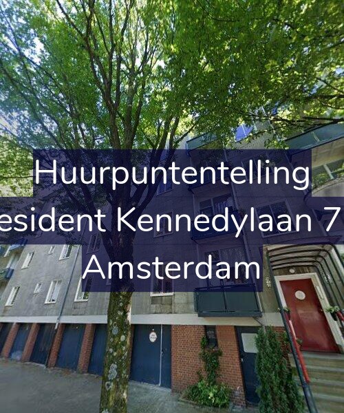 Foto gevel Huurpuntentelling voor President Kennedylaan 725, Amsterdam