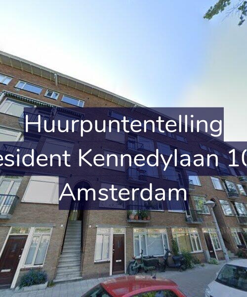 Foto gevel Huurpuntentelling voor President Kennedylaan 10-3, Amsterdam