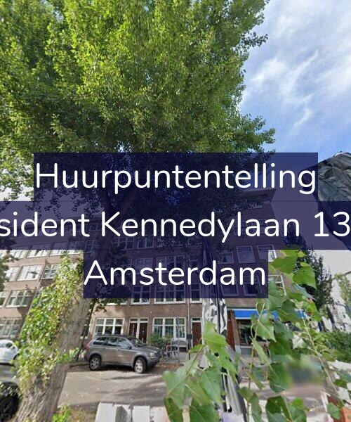 Foto gevel Huurpuntentelling voor President Kennedylaan 132-3, Amsterdam