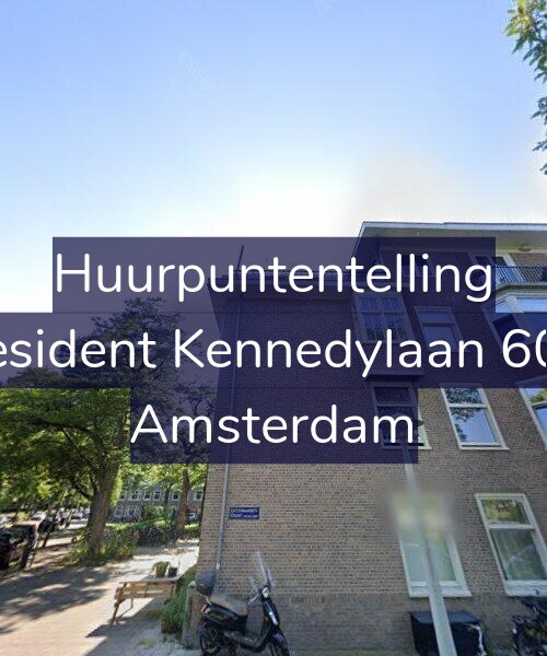 Foto gevel Huurpuntentelling voor President Kennedylaan 60-2, Amsterdam