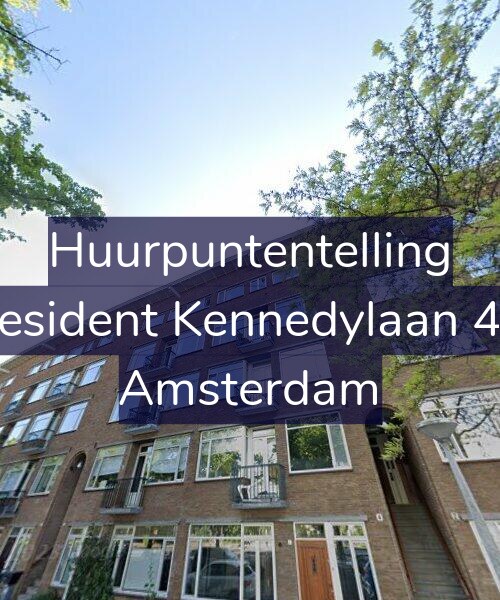 Foto gevel Huurpuntentelling voor President Kennedylaan 4-3, Amsterdam