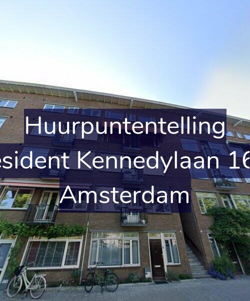 Foto gevel Huurpuntentelling voor President Kennedylaan 16-H, Amsterdam