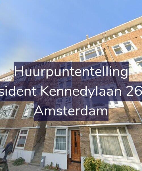 Foto gevel Huurpuntentelling voor President Kennedylaan 262-3, Amsterdam
