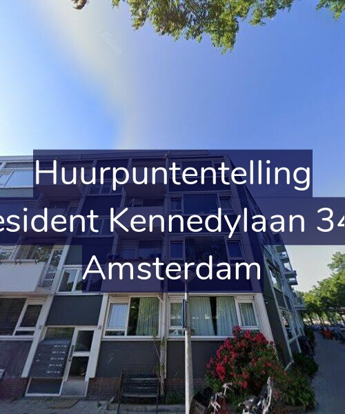 Foto gevel Huurpuntentelling voor President Kennedylaan 34-4, Amsterdam