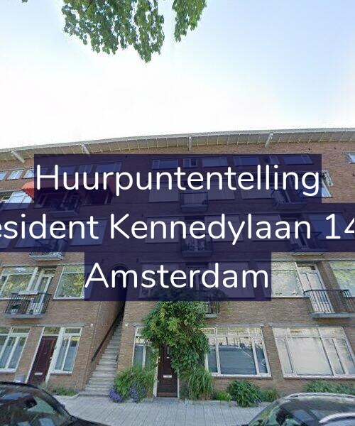 Foto gevel Huurpuntentelling voor President Kennedylaan 14-H, Amsterdam