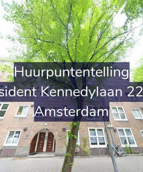 Foto gevel Huurpuntentelling voor President Kennedylaan 226-2, Amsterdam