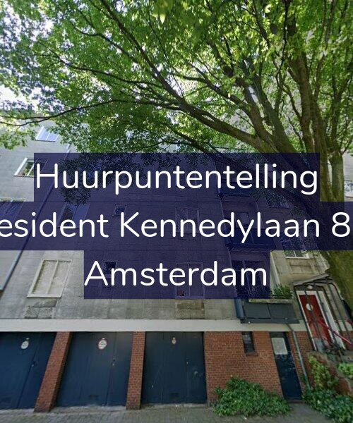 Foto gevel Huurpuntentelling voor President Kennedylaan 827, Amsterdam