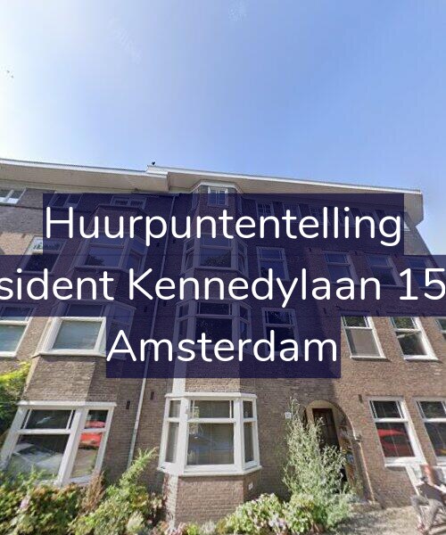 Foto gevel Huurpuntentelling voor President Kennedylaan 152-2, Amsterdam