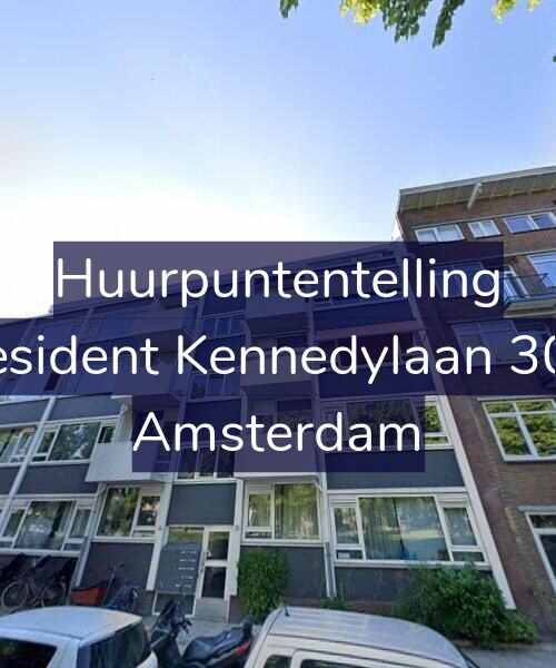 Foto gevel Huurpuntentelling voor President Kennedylaan 30-1, Amsterdam