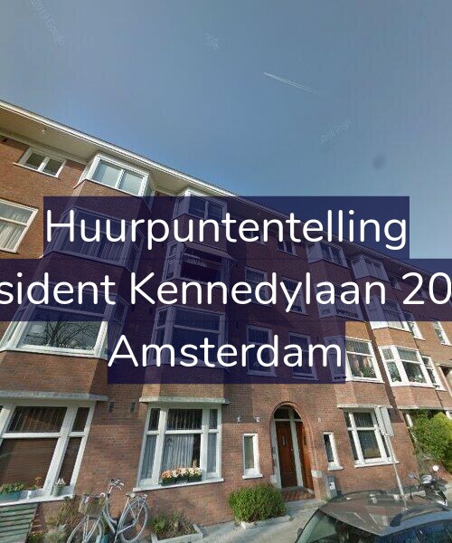 Foto gevel Huurpuntentelling voor President Kennedylaan 200-2, Amsterdam
