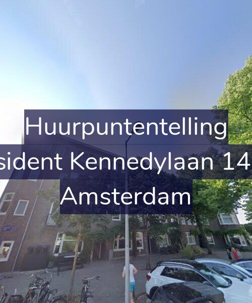 Foto gevel Huurpuntentelling voor President Kennedylaan 148-H, Amsterdam
