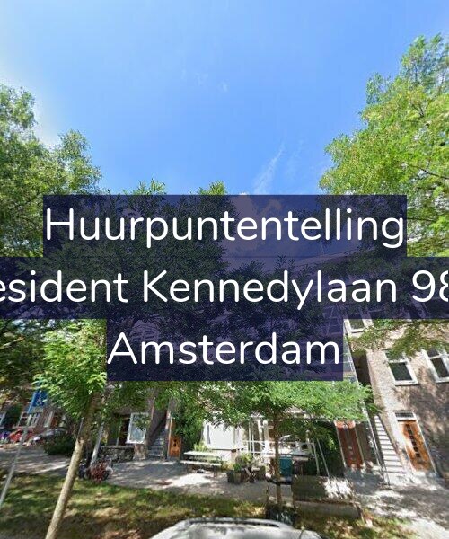 Foto gevel Huurpuntentelling voor President Kennedylaan 98-1, Amsterdam