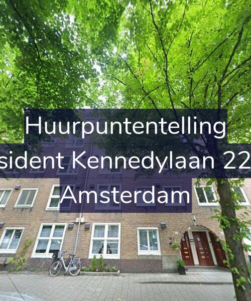 Foto gevel Huurpuntentelling voor President Kennedylaan 224-1, Amsterdam